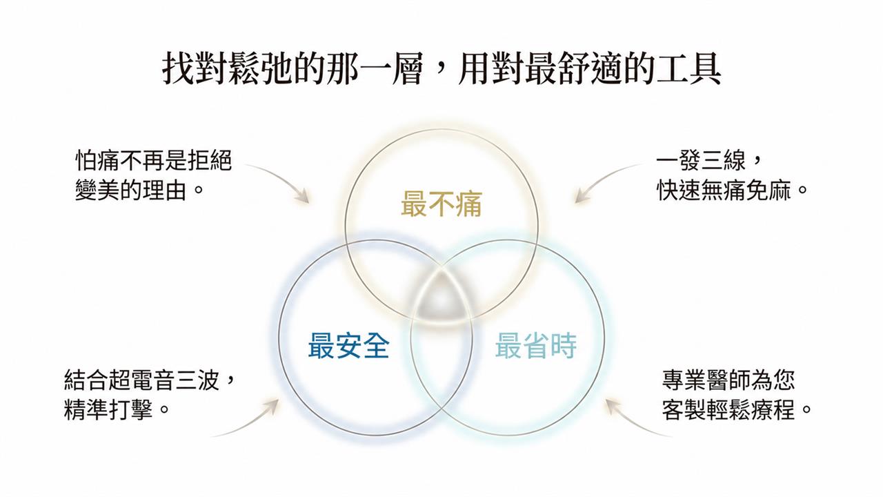 找對鬆弛的那一層，用對最舒適的工具